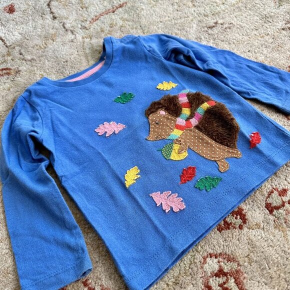 Baby Boden Hedgehog Appliqué Tee - Picture 6 of 7